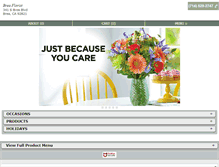 Tablet Screenshot of breaflorist.net